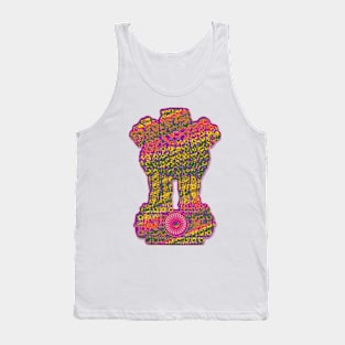 India emblem colors explode Tank Top